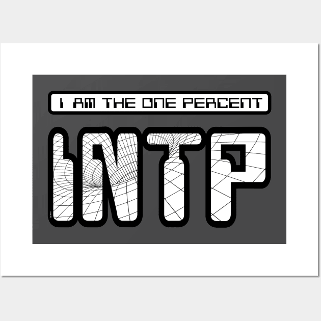 INTP - I Am The One Percent (Wormhole) Wall Art by Frontier Tech Team
